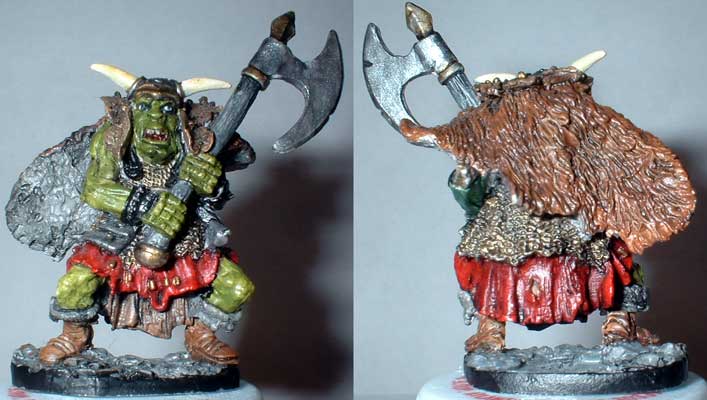 WARLORDS REAPER miniature d&d jdr rpg 14351 c 1 x LESSER ORC WARRIOR GRUNT 